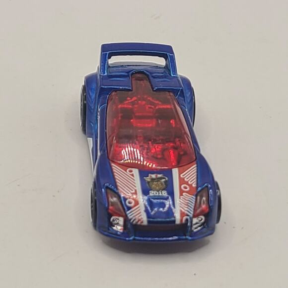 2016 HOT WHEELS QUICK N SIK BLUE & RED 1:64 DIECAST 2 3/4" - Picture 2 of 5